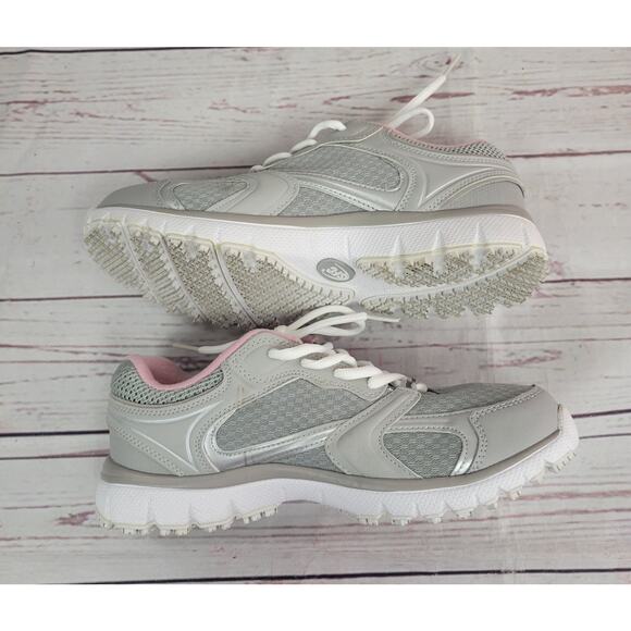 Shoes For Crews Vitality Gray Pink Size 9 Work Shoes - Picture 5 of 10